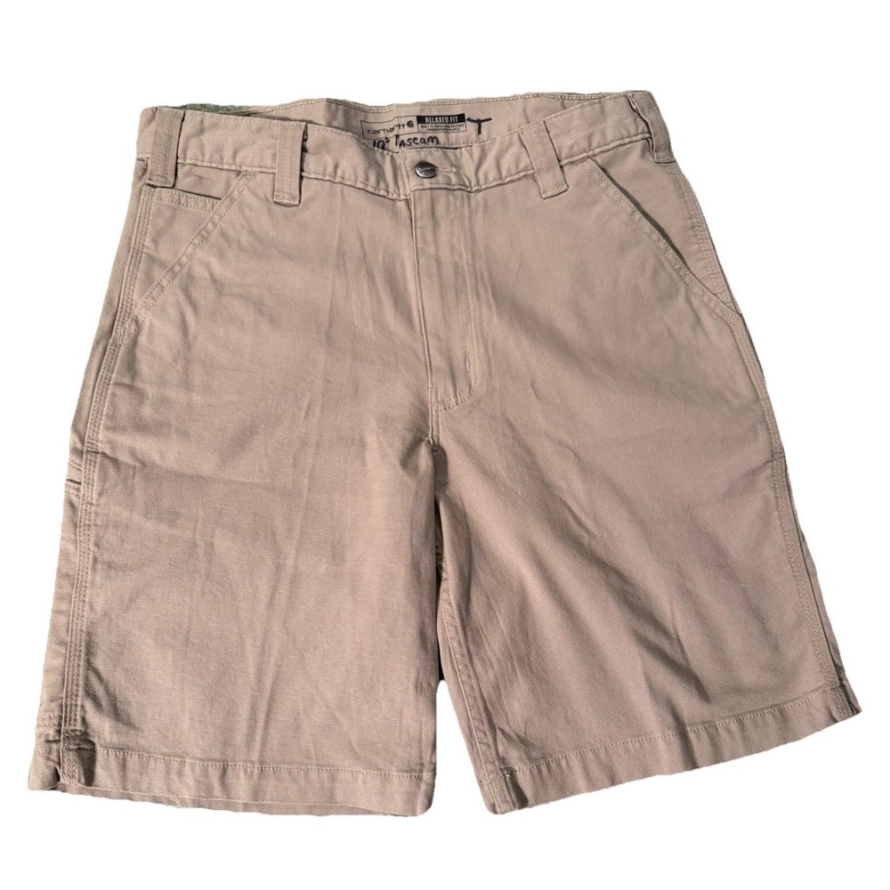 Men's Carhartt Relaxed Fit Tan Workwear Shorts size 34